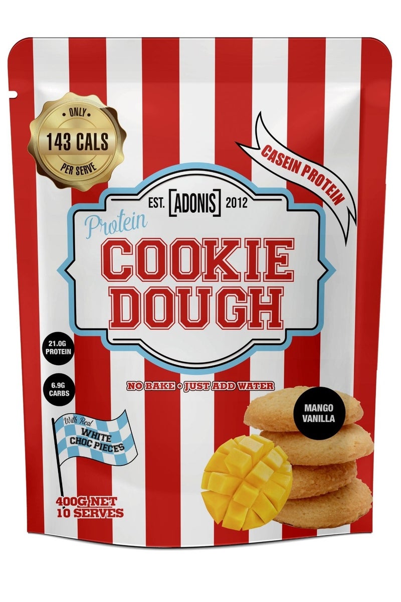 آدونیس مكمل غذائي بروتين عجينة الكوكيز - مانجو فانيليا 400 جرام - Image 1