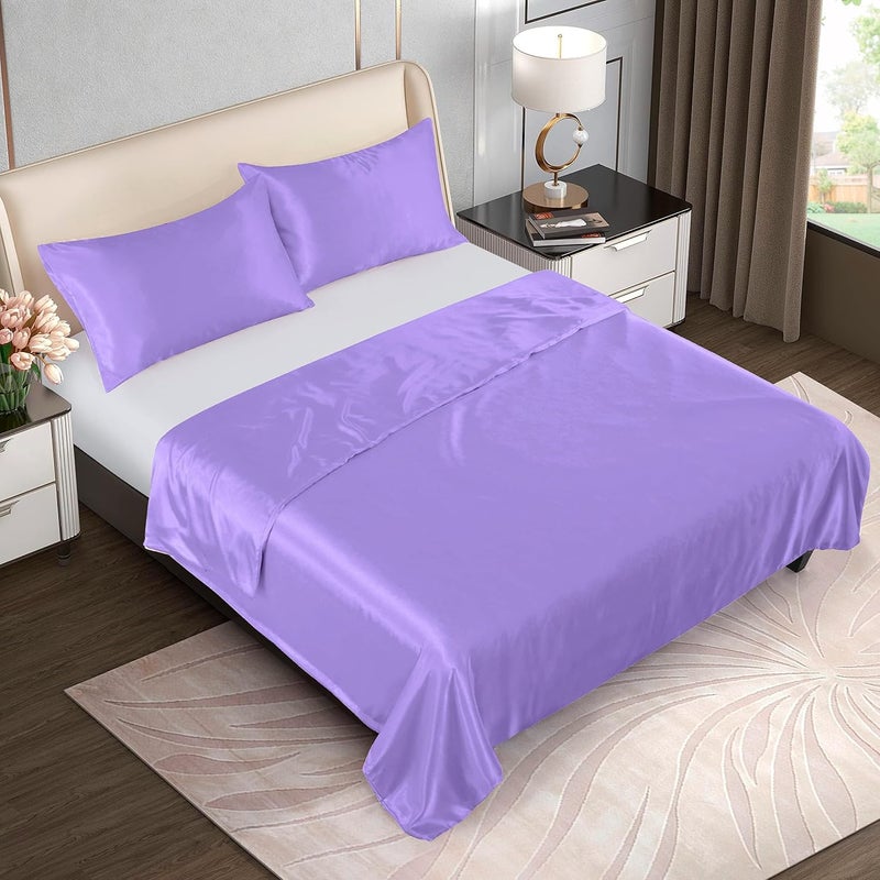 Homiest غطاء لبطانية مقاس 48" x 72"، بلون أرجواني، مزود بـ 8 رباطات، وغطاء قابل للإزالة بسحاب، مناسب للبالغين. - Image 2