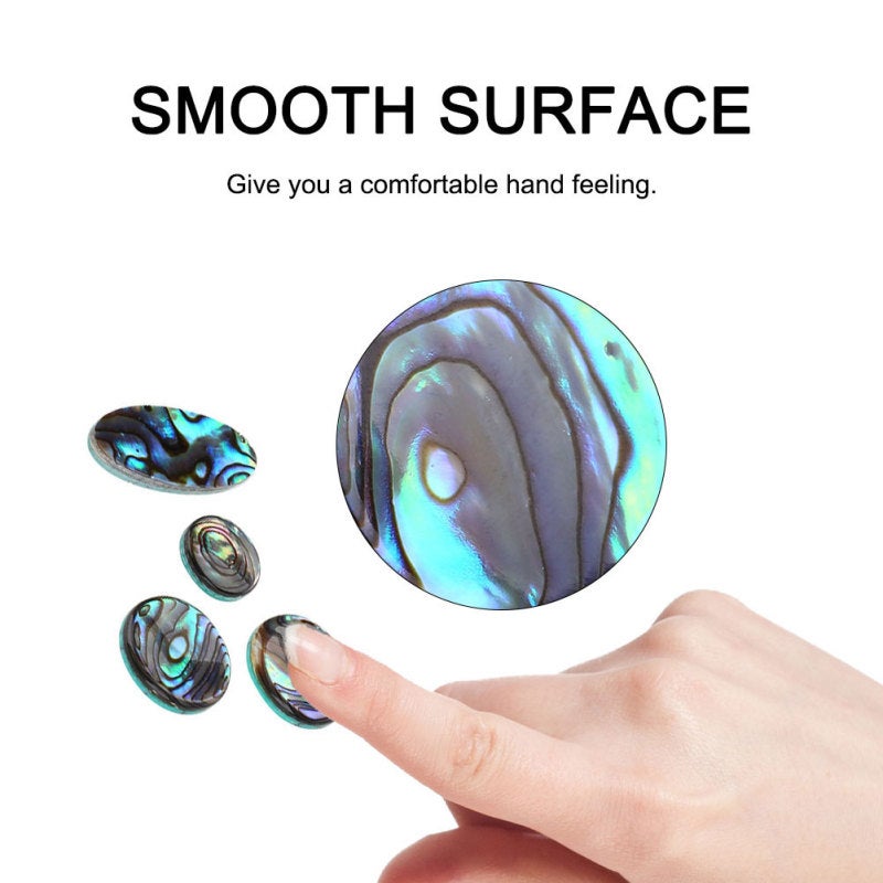 Saxophone Key Button Inlays: 9-Piece Abalone Material, Colorful Durable Design, 3 Sizes Included - Decorative Comfortable Replacement Accessory for Saxophone Players - Image 4