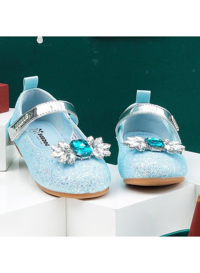 Babu Bean 【Mary Jane Leather Shoes】 موسم العودة إلى المدرسة ربيع/خريف أحذية المشي لمسافات طويلة للفتيات منتصف الساق ذات النعل اللين أحذية أداء أحذية أطفال عصرية - Image 4