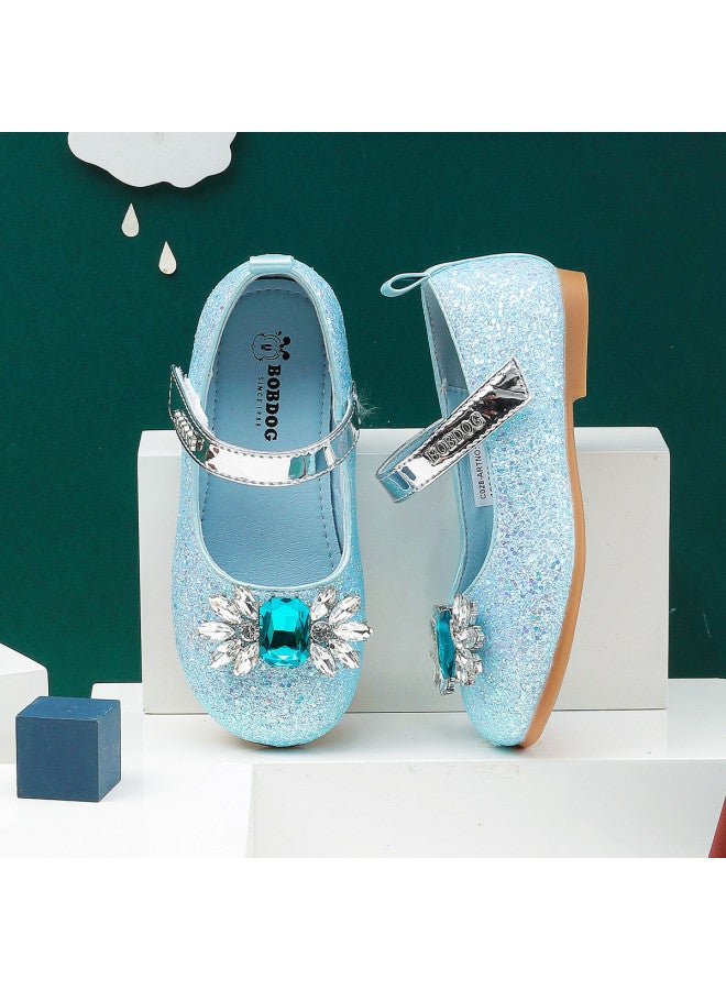 Babu Bean 【Mary Jane Leather Shoes】 موسم العودة إلى المدرسة ربيع/خريف أحذية المشي لمسافات طويلة للفتيات منتصف الساق ذات النعل اللين أحذية أداء أحذية أطفال عصرية - Image 5