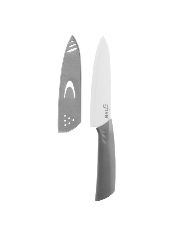 Five Simply Smart Zirco Ceramic Chef Knife Silver and Grey 15 cm 146633 - Image 2