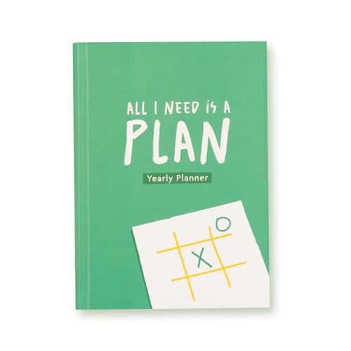 The Journal Lab All I Need is A Plan Undated 365 days Planner for Men & Women | 2026 Goal + Habit Tracker | Free Stickers & Magnetic Bookmark | Green - Image 1