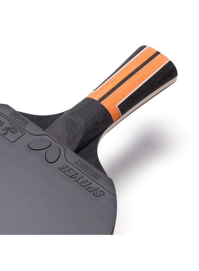 Butterfly Timo Boll Comfort Table Tennis Racket| High Control and Versatile Offense for Club Beginners and Advanced Players with Medium-Fast Grippy Rubbers - Image 5