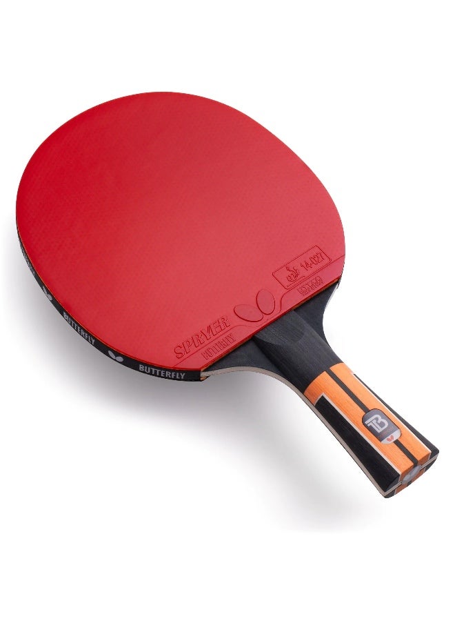 Butterfly Timo Boll Comfort Table Tennis Racket| High Control and Versatile Offense for Club Beginners and Advanced Players with Medium-Fast Grippy Rubbers - Image 2