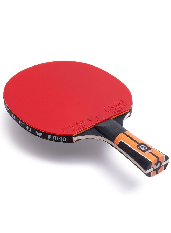 Butterfly Timo Boll Comfort Table Tennis Racket| High Control and Versatile Offense for Club Beginners and Advanced Players with Medium-Fast Grippy Rubbers - Image 3