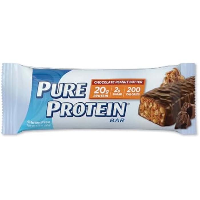 Pure Protein Bar, Chocolate Peanut Butter, 1 pack 6 Count - Image 2