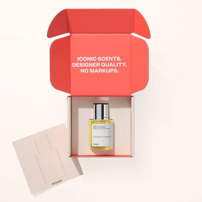 Dossier - Powdery Tobacco -Eau de Parfum - Inspired by T.Ford Tobacco Vanille - Perfume Luxury - Pure Infused - Unisex - Fragrance 1,70z (Spray 50ml) - Image 4