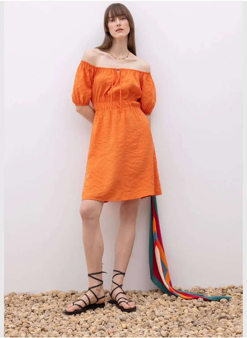 DeFacto Woman Short Sleeve Woven Dress