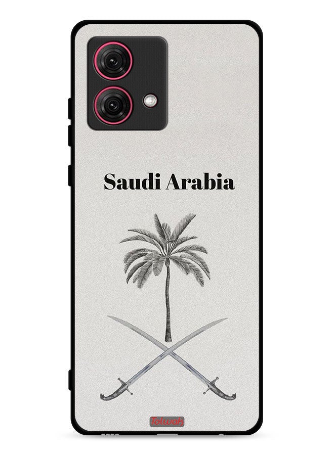 Tolwak غطاء حماية لموتورولا موتو G84 5G - فن علامة المملكة العربية السعودية - Image 1