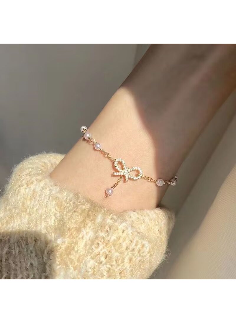 Generic - Starry Sky Bracelets Set, Trendy Womens Design M1476 [Bow Bracelet]] - Image 1