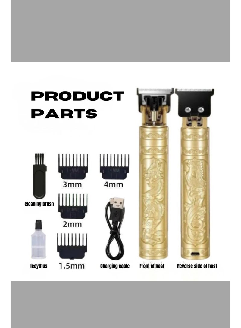 BIVATU Slim Grooming Trimmer for Men | Rechargeable Design with Hair & Adjustable Beard Combs - Image 2