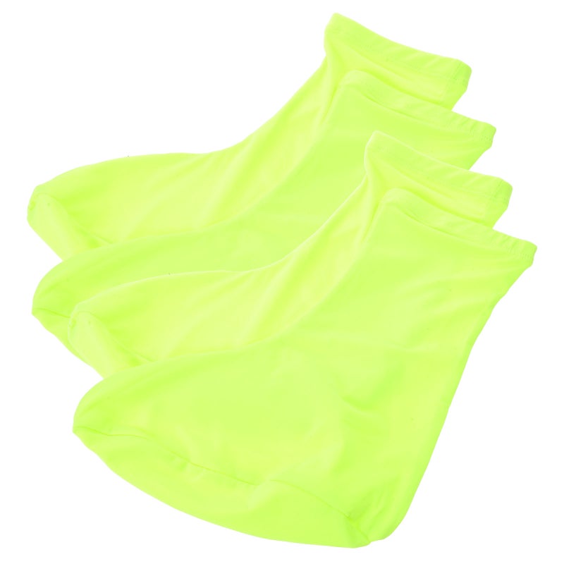 2 Pairs Reusable Shoe Covers - Anti- High Top Snow Boots Galoshes Overshoes For Kids Outdoor Cycling Camping Fishing - Image 1