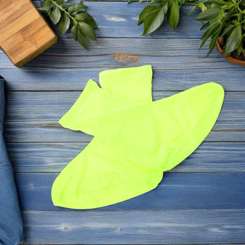 2 Pairs Reusable Shoe Covers - Anti- High Top Snow Boots Galoshes Overshoes For Kids Outdoor Cycling Camping Fishing - Image 2