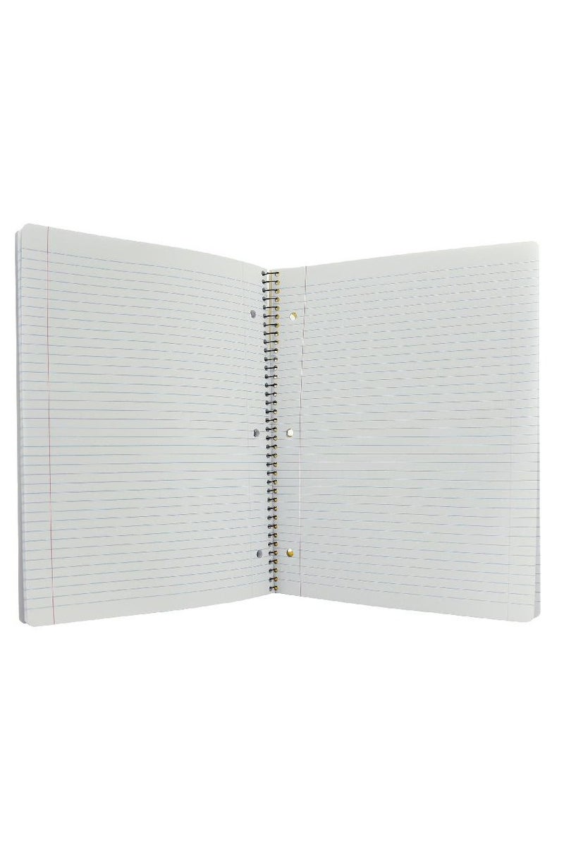 ROCO Neon Notebook A4 | 200 Pages (100 Sheets) | Lined | Light Grey - Image 2