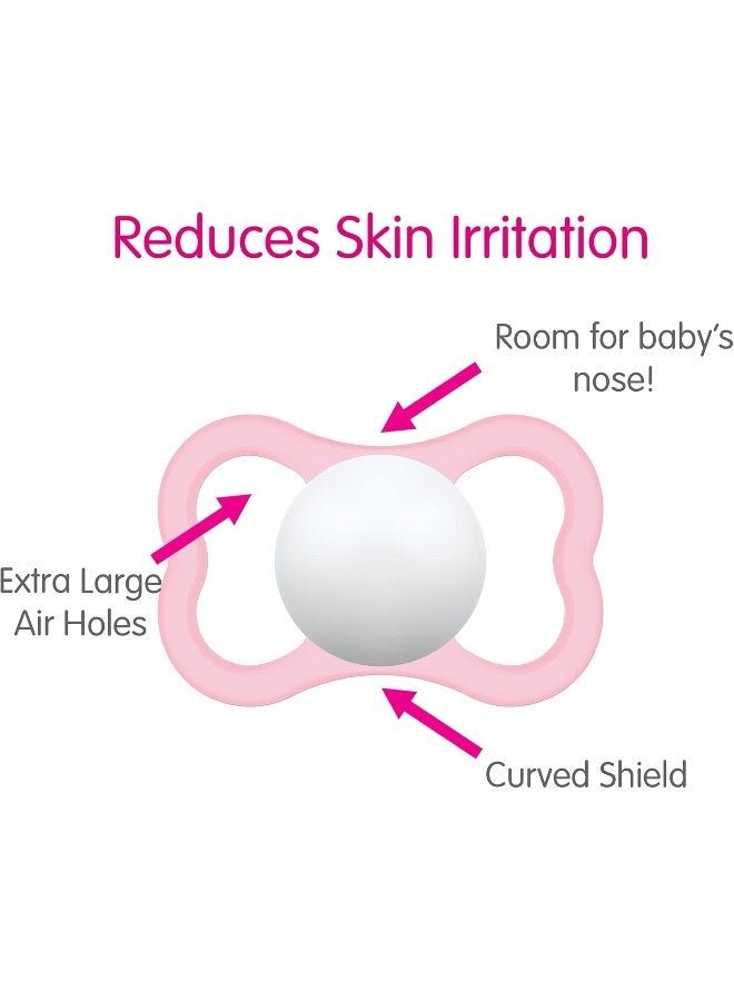 MAM Air Baby Pacifier, for Sensitive Skin, Sterilizer Case, Unisex, 16+ Months (Pack of 2) - Image 4
