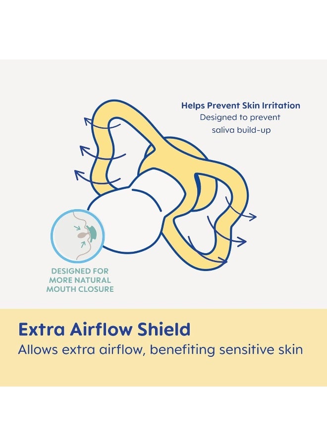 MAM Air Baby Pacifier, for Sensitive Skin, Sterilizer Case, Unisex, 16+ Months (Pack of 2) - Image 3