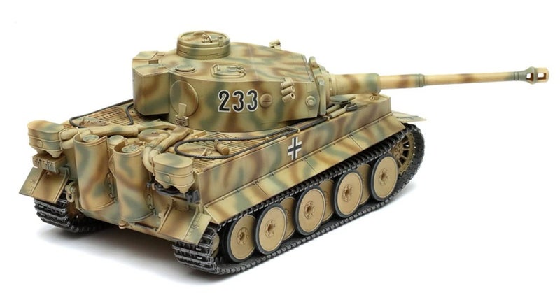 Tamiya 32603 1:48 SdKfz. 181 Tiger I Eastern Frü.Prod. Model Building, Plastic Kit, Crafts, Hobby, Gluing, Plastic Kit, Unpainted, Multi-Coloured - Image 2