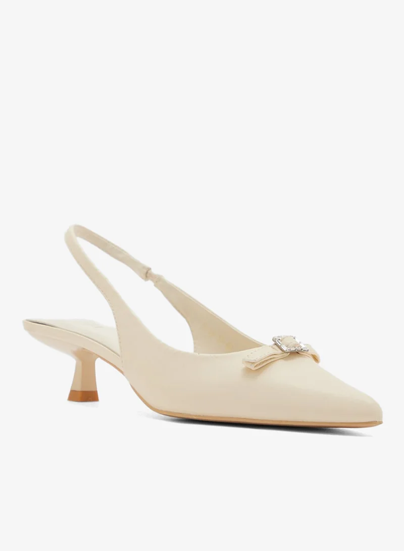 ELLA Bow Detail Sling Back Pump