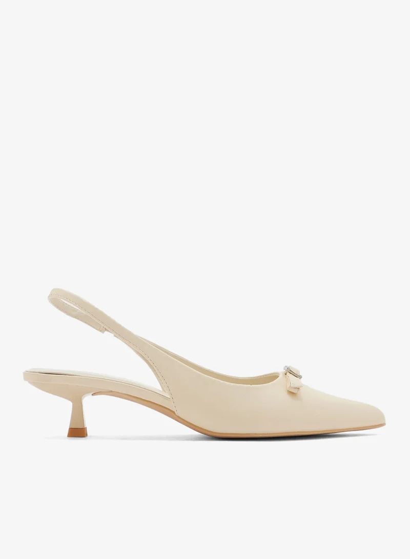 ELLA Bow Detail Sling Back Pump