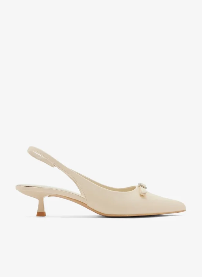 ELLA Bow Detail Sling Back Pump