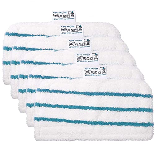 Hovico 5 Pack Washable Microfiber Steam-Mop Cleaning Pads Compatible with All Black+Decker Steam Mops, SM1600, SM1610, SM1620, SM1630, SMH1621, HSMC1300FX, HSMC1321, HSMC1361SG - Image 1