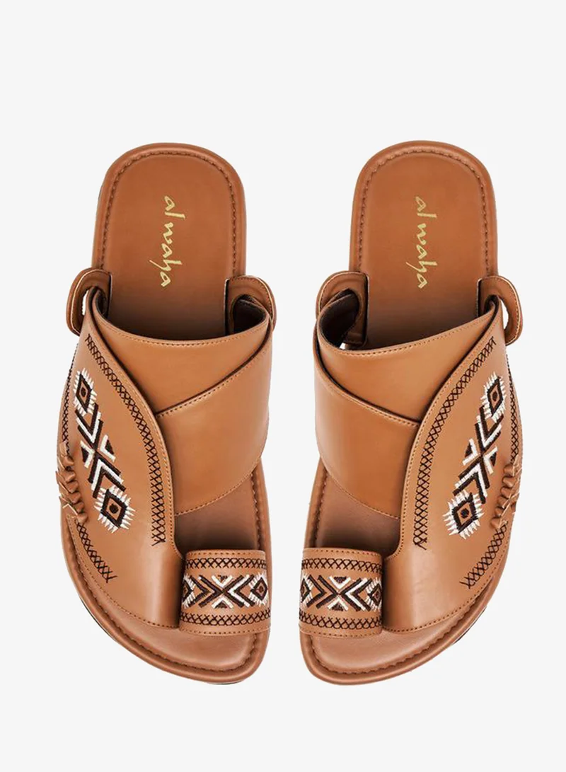 الواحة Men Embroidered Arabic Sandals Ramadan Collection