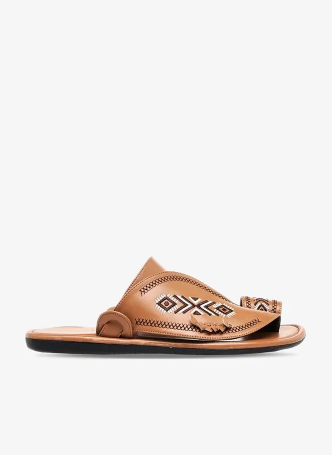 Al Waha Men Embroidered Arabic Sandals Ramadan Collection