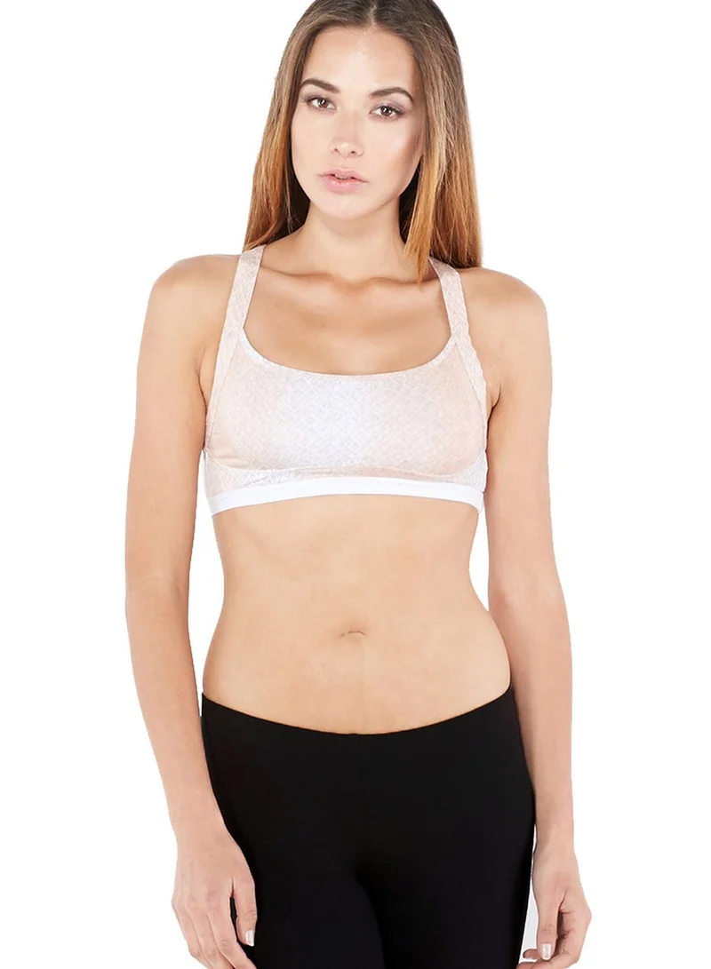 Mosmann Australia Logo Scoop Crop Top Bra