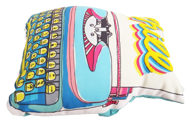 Sivya by Home Micro Filled Shape Cute Cushion for Kids (Typewriter) - Image 3