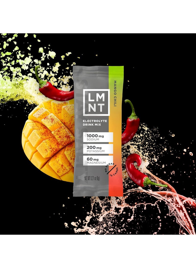 LMNT Electrolyte Drink Mix, Mango Chili, 30 Stick Packs