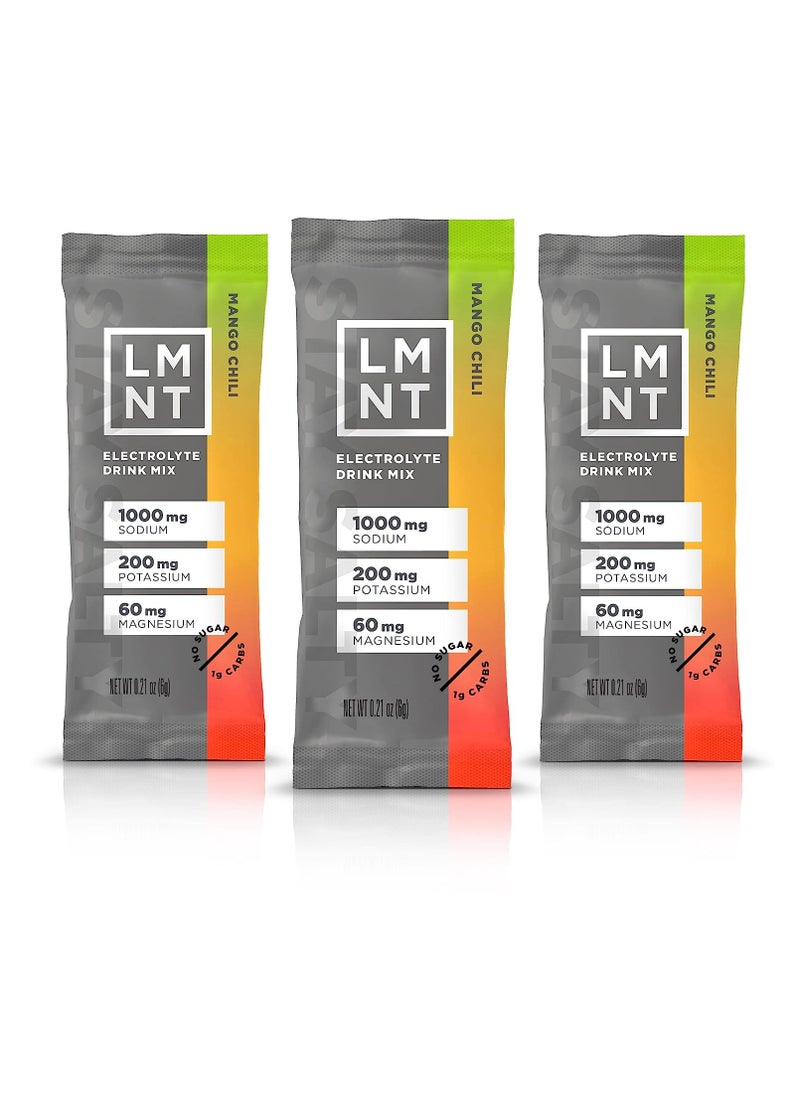 Elemental Labs - LMNT Electrolyte Drink Mix, Mango Chili, 30 Stick Packs - Image 1