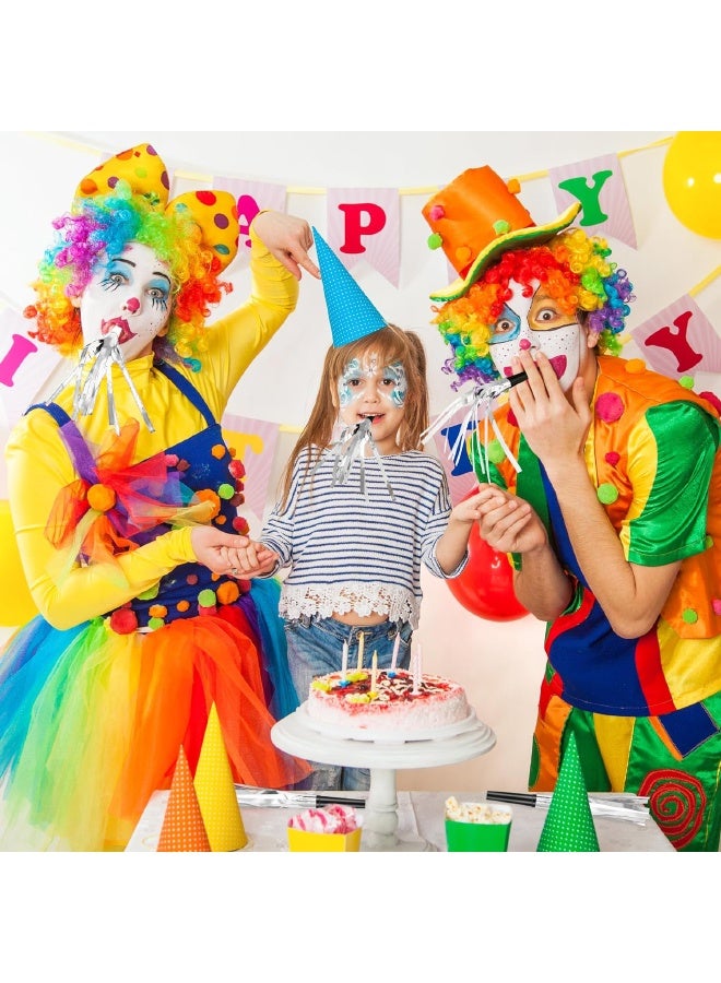 30 PCS Fringe Party Blowers, Party Silver Blowers for Kids, Party Noise Makers Horns, Silver Noisemakers Blow Horns Party Whistles for Graduations, Weddings, Birthdays, Family Gatherings, New Years Events (Silver) - Image 4