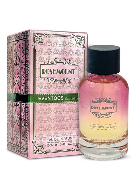 ROSEMOUNT EVENTOOS ROSE EDITION FEMME 100ML Unleash the Timeless Essence of Rose Premium Quality Cap, Durable Glass Bottle, and Precision Application Spray Nozzle.