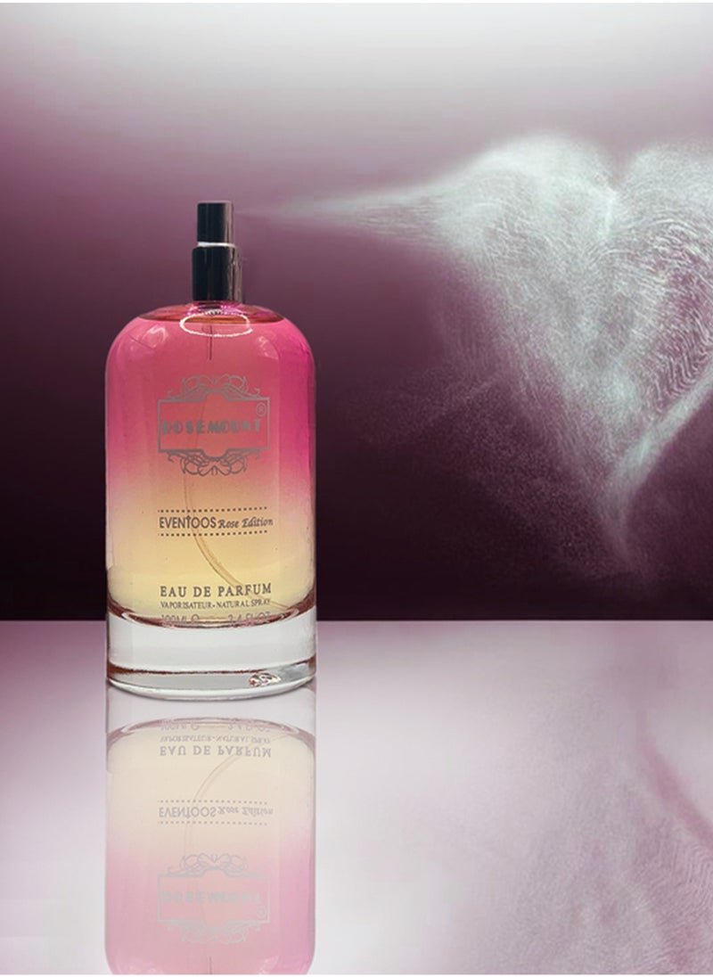 ROSEMOUNT ROSEMOUNT EVENTOOS ROSE EDITION FEMME 100ML Unleash the Timeless Essence of Rose Premium Quality Cap, Durable Glass Bottle, and Precision Application Spray Nozzle.  - Image 2
