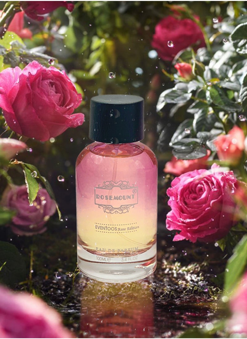 ROSEMOUNT ROSEMOUNT EVENTOOS ROSE EDITION FEMME 100ML Unleash the Timeless Essence of Rose Premium Quality Cap, Durable Glass Bottle, and Precision Application Spray Nozzle.  - Image 3