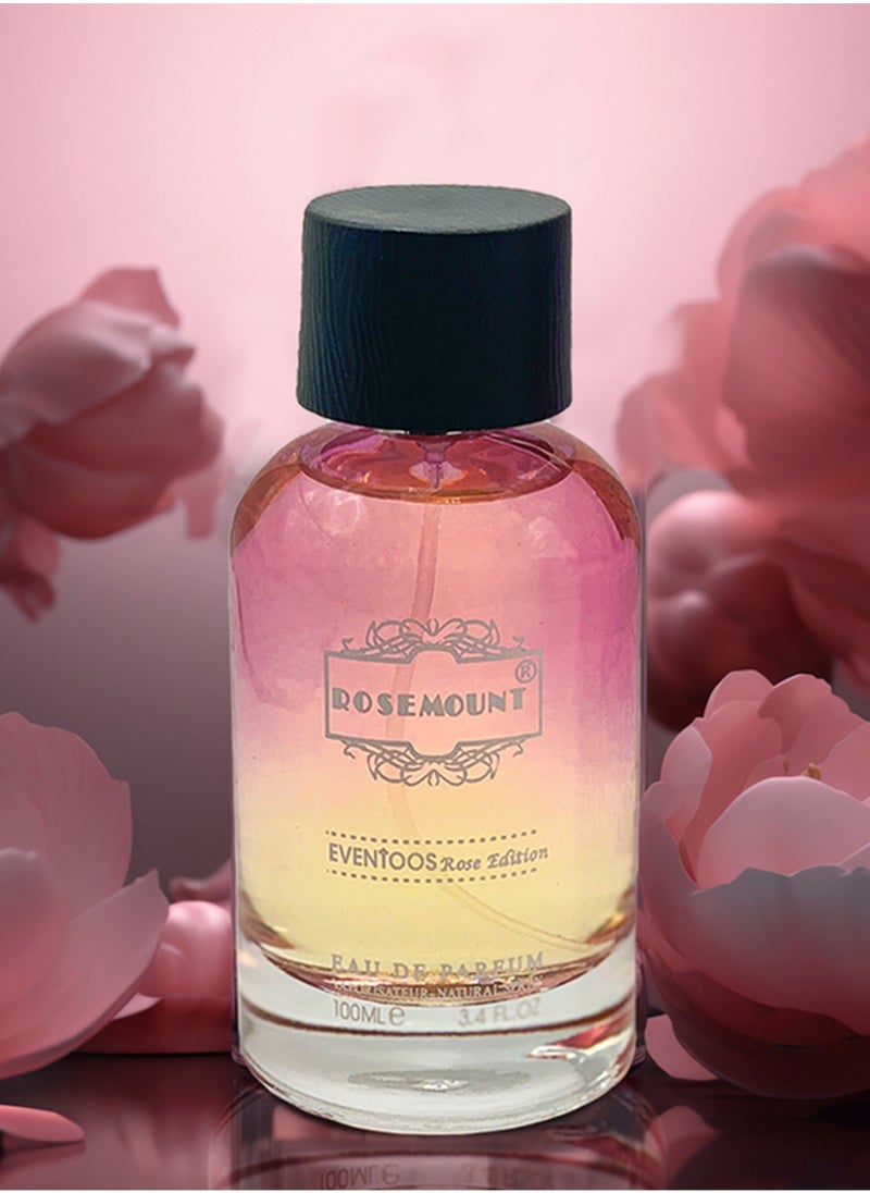 ROSEMOUNT ROSEMOUNT EVENTOOS ROSE EDITION FEMME 100ML Unleash the Timeless Essence of Rose Premium Quality Cap, Durable Glass Bottle, and Precision Application Spray Nozzle.  - Image 4