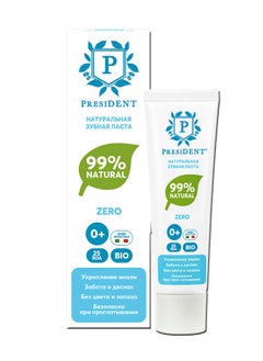 President President Zero Plus Toothpaste – Gentle Fluoride-Free Formula for Optimal Protection of Sensitive Teeth  - Image 1