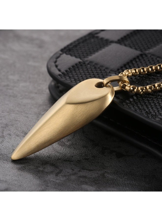 ZINK Men's Gold Stainless Steel Necklace | ZJPD012G - Image 3