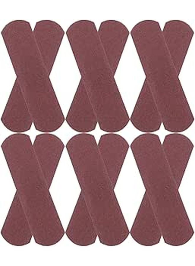 Flexible Fabric Adhesive Bandages 50 Pack Breathable Elastic Fingertip Wound Care for Sensitive Skin - Image 1