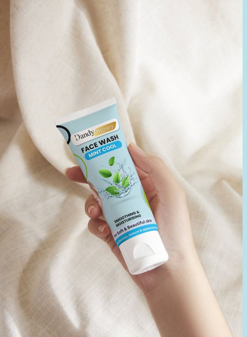 DANDY Face Wash Mint Cool For Soft & Moisturizing skin 150 ml - Image 3