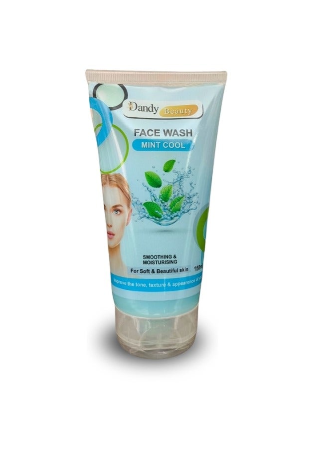 DANDY Face Wash Mint Cool For Soft & Moisturizing skin 150 ml - Image 1