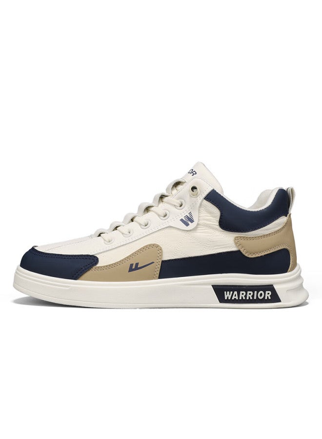 Warrior Warrior Men's Spring Canvas Shoes Men's National Tide All-match Casual Sports Shoes Men Mica Blue - Mid-top Style 39