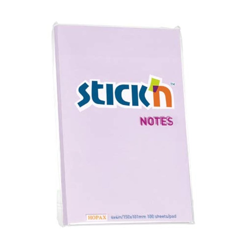 Hopax-Stick'N 21406 Sticky Note 150X101 mm - Purple, 100 Sheets