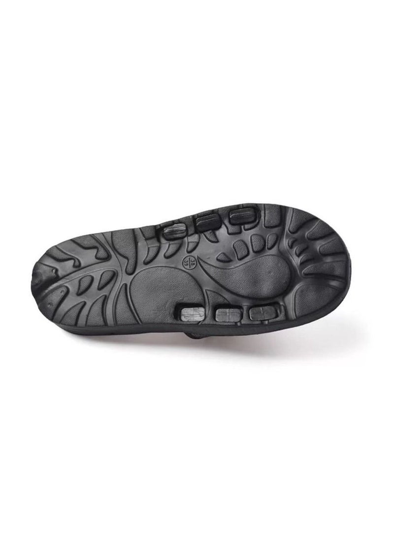 Generic - The Fitz Acupressure Massage Slippers Acupoint Reflexology Therapy Sandals Foot Sandals Non Slip Plantar Fasciitis Relief for Men Women Brown - Image 1
