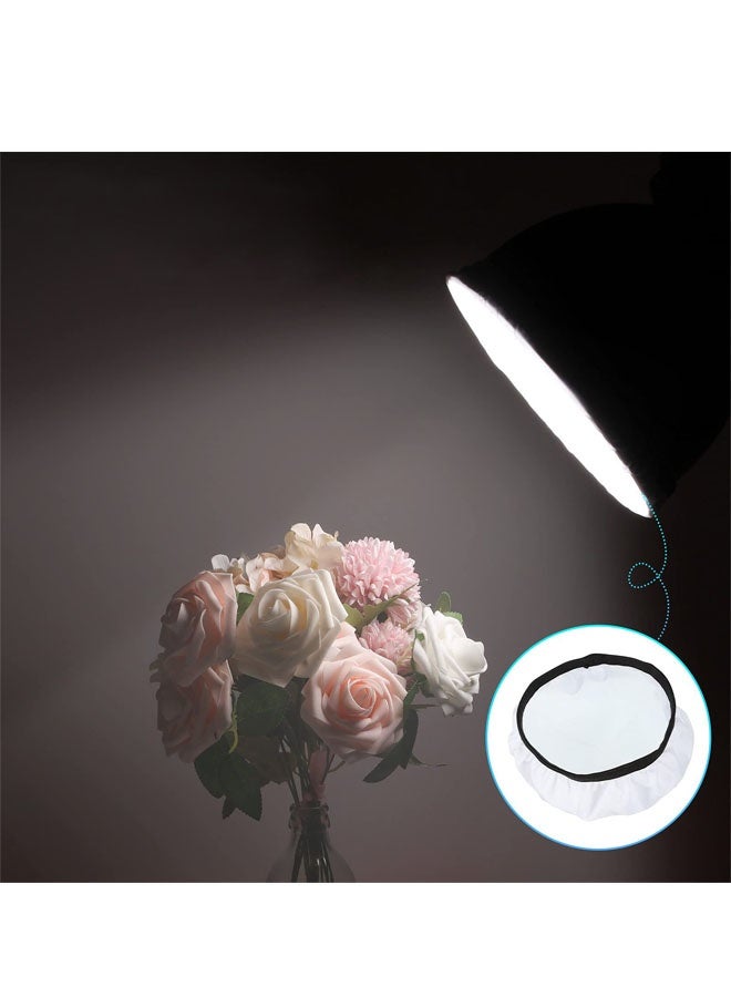 Light Diffuser Lamp Covers 2 Pcs 7 and 18 cm White Soft Lamp Shades for Studio Strobe Reflectors Video Shooting Photography Equipment - Image 4