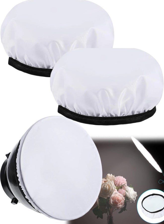 Light Diffuser Lamp Covers 2 Pcs 7 and 18 cm White Soft Lamp Shades for Studio Strobe Reflectors Video Shooting Photography Equipment - Image 1