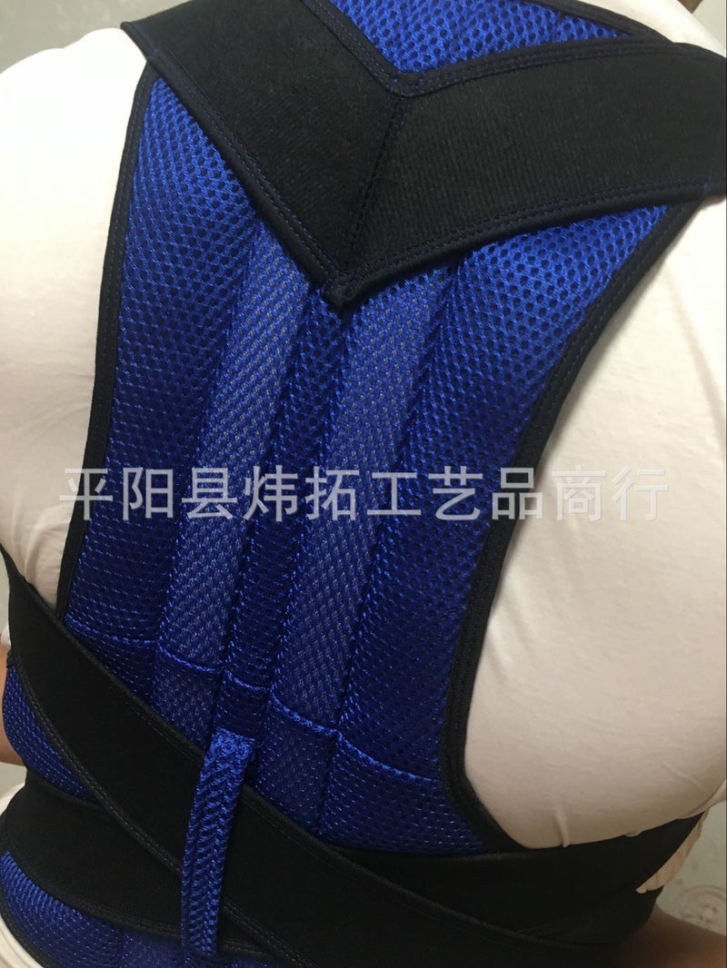 Generic Unisex Posture Corrector with Support Board Blue 