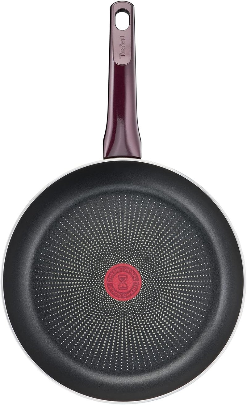 T-fal TEFAL Frying Pan | G6 Resist Intense 32 cm Non-Stick Frypan With Thermo Spot | Burgundy | 2 Years Warranty | D5220883 - Image 4
