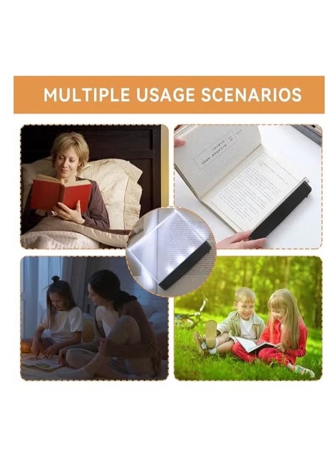 LED القراءة ضوء الليل ، مصباح طاولة جانب السرير القابل للتخفيف لغرفة النوم ، مصباح مكتب العناية بالعين الأسود للأطفال الكبار دراسة النوم ديكور المنزل - Image 3